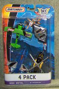 NEW MATCHBOX SKY BUSTERS MBX METAL AIRCRAFT 4 PACK  