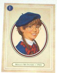 RETIRED AMERICAN GIRL MOLLY TRADING CARDS COMPLETE  