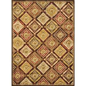  Loloi Halton HL 02 Brown   Rust 3 10 Round Area Rug 