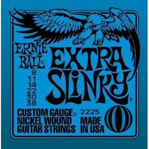 Ernie Ball Extra Slinky 8 38 Electric Guitar Strings (4 Packs)