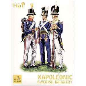  Napoleonic Swedish Infantry (100) 1/72 Hat Toys & Games