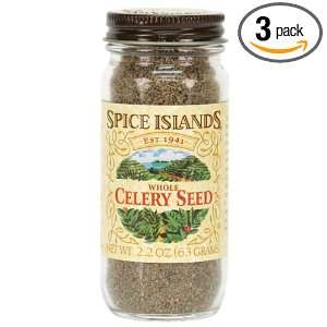 Spice Islands Celery Seed, Whole, 2.2 Ounce (Pack of 3)  