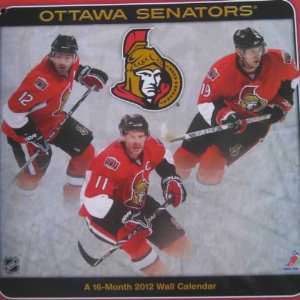  NHL Ottawa Senators 2012 Wall Calendar