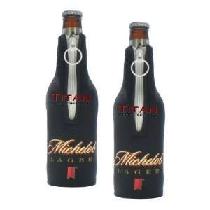  Michelob Lager Bottle Suits  Neoprene Beer Koozies   Set 