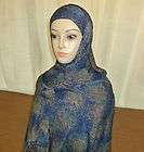 Fancy Hijab 2 Piece Amira Hejab Islam Headscarf Long Design w Sequins 