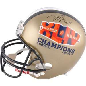   New Orleans Saints and Half Super Bowl XLIV Logo, Replica, Signed on