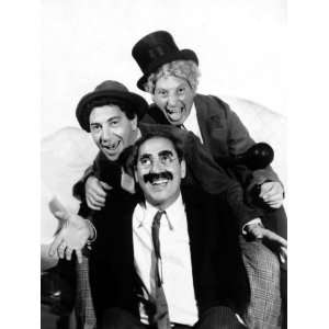 The Marx Brothers Pose for a Publicity Portrait During Production of a 