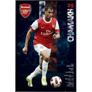Arsenal   Chamakh Lamina Framed Poster Print, 25x37