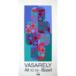  Expo Art Basel 1079 by Victor Vasarely, 16x31