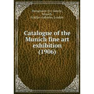  Catalogue of the Munich fine art exhibition (1906 