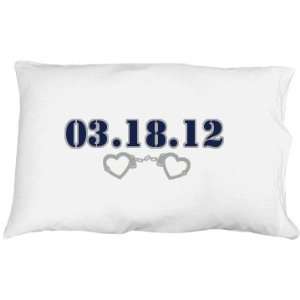  Wedding Date Pillow Custom Pillowcase