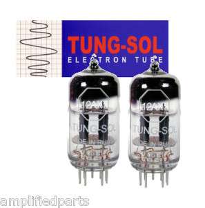   New TUNG SOL 12AX7 Vacuum Tubes, ECC83 Preamp Tungsol Vales (Set of 2