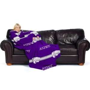 Kansas State Wildcats 48x71 Comfy Throw Fleece Loose Fitting Sleeves 