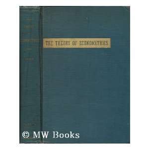   econometrics / by Harold T. Davis Harold T. (1892 1974) Davis Books