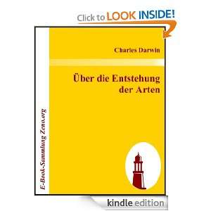 Über die Entstehung der Arten (German Edition) Charles Darwin 