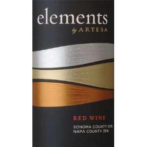  2008 Artesa Elements Red Blend 750ml Grocery & Gourmet 