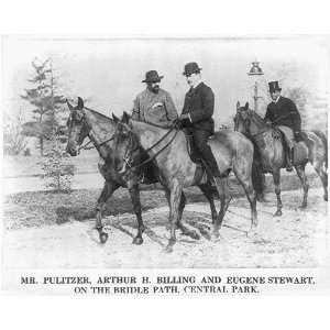  J Pulitzer,Arthur Billings,Eugene Stewart,horse path,NY 