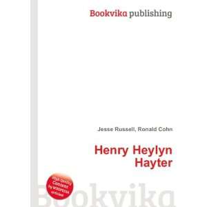  Henry Heylyn Hayter Ronald Cohn Jesse Russell Books