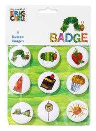   Very Hungry Caterpillar Themed Childrens Birthday Party Badges  