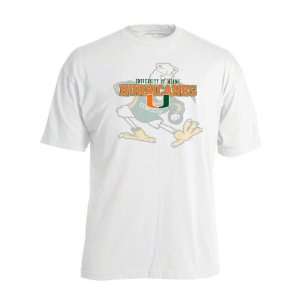  Miami Hurricanes Youth White Club Watermark T Shirt 