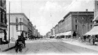 Photo ca 1906 Ann Arbor MI View down Main Street  