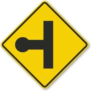  Junction Road Symbol Diamond Grade Sign, 24 x 24