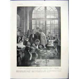  Palace Buffet Concierge Restaurant French Print 1933