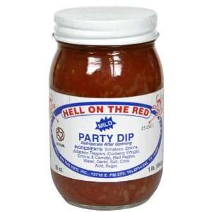  Hellonthered, Dip Party Mild, 16 OZ (Pack of 12) Health 
