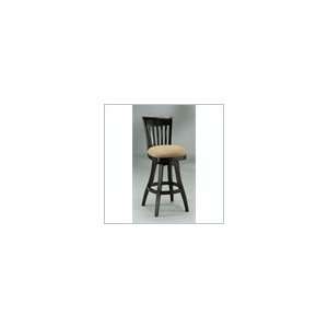  Pastel Furniture Labelle Brown 26 Swivel Counter Stool in 