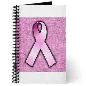 Journal (Diary) with Breast Cancer Pink Ribbon on Cover