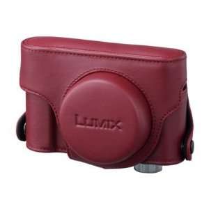    CLX5 NIB PANASONIC RED or BLACK leather case for LUMIX DMC LX5 Japan