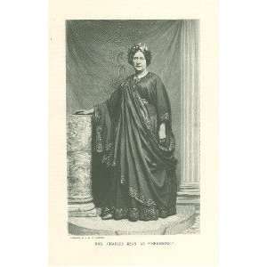  1899 Print Actress Mrs Charles Kean As Hermione 