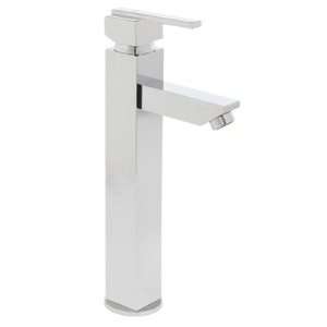  Squared Away Tall One Hole Modern Faucet For Vessel Or 