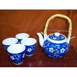  Asian Style Porcelain Tea and Coffee Set Service for 4 
