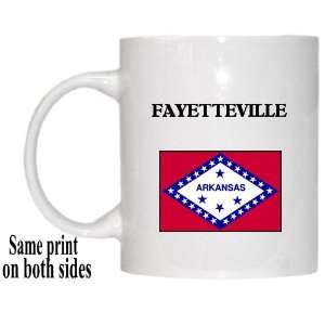  US State Flag   FAYETTEVILLE, Arkansas (AR) Mug 