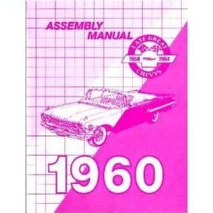  1960 CHEVROLET Assembly Manual Book EL CAMINO etc 