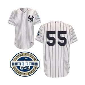 New York Yankees Authentic Hideki Matsui Home Jersey w/2009 Inaugural 