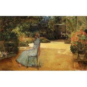  The Artists Wife in a Garden, Villiers le Bel