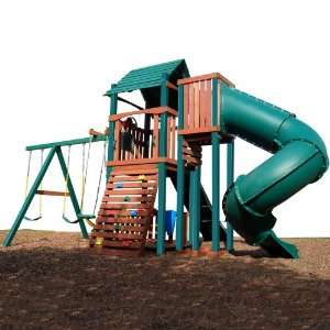  Swing N Slide Soaring Summerville Twist Wood Complete Play 