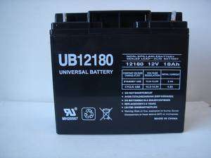 SIX UB12180 12V 18Ah Emergency Exit Lighting Battery 806593457456 
