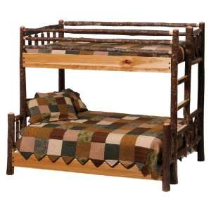  Cottage Hickory Log Bunk Beds