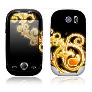 Samsung Corby Pro Decal Skin Sticker   Abstract Gold