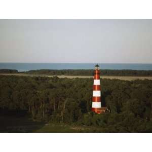  An Elevated View of the Assateague Island Lighthouse 