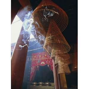 Huge Incense Spirals Which Burn for Hours, Phung Son Tu Pagoda, Ho Chi 
