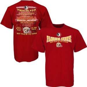 Florida State Seminoles (FSU) Garnet Best Fans Short Sleeve T shirt 