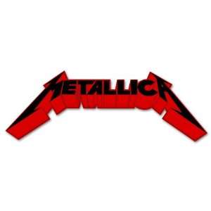 Metallica music car bumper sticker 6 x 3