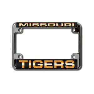 University of Missouri Tigers NCAA Chrome Motorcycle RV License Plate 
