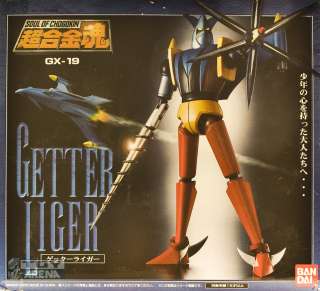 SOC Soul of Chogokin GX 19 Getter Liger Figure Getter Robo G Bandai 