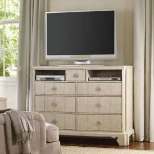  Harbour Pointe Seven Drawer Media Chest Finish Oyster 