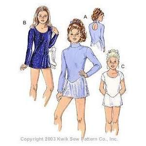  Kwik Sew Girls Skirted Leotard Pattern By The Each Arts 